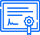 CERTIFICATE Blue